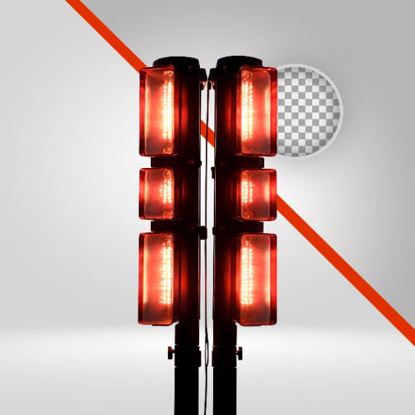 REFLETOR ANTIGO 02, LUZES RETRÔ, LANTERNAS, LÂMPADAS. ILUMINAÇÃO PARA FLYERS DE EVENTO, ELEMENTO 3D-IA, PNG DE LUZES