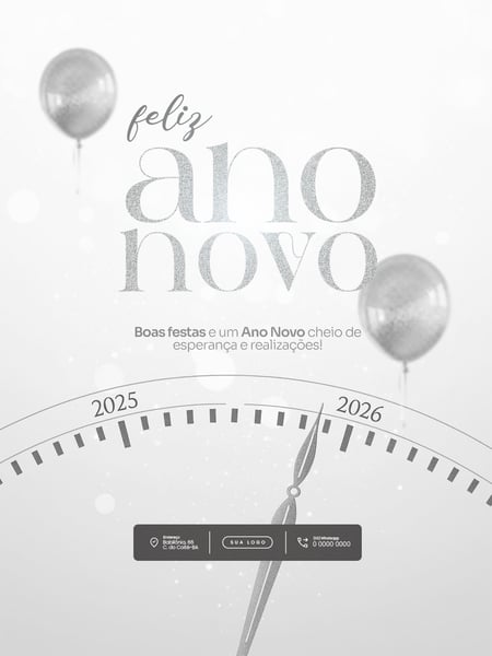 FLYER FELIZ ANO NOVO 2026 PSD EDITÁVEL 4