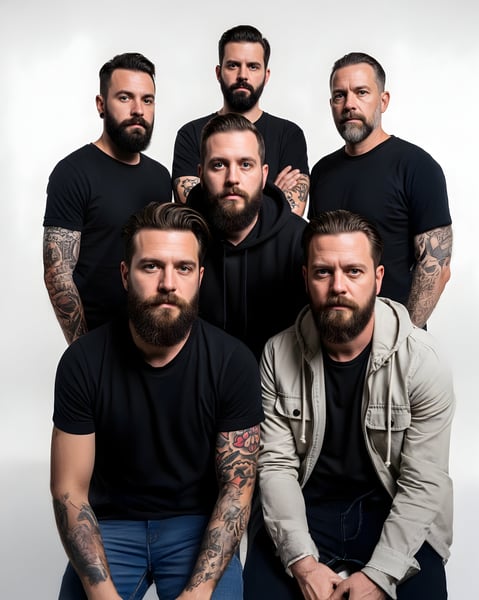 BANDA DE ROCK COM 6 INTEGRANTES 01
