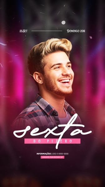 FLYER EVENTOS ARTISTAS SHOWS FESTA - SOCIAL MEDIA PSD EDITÁVEL 9