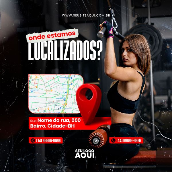 ACADEMIA - CROSS FIT - FITNESS | SOCIAL MEDIA | PSD EDITÁVEL