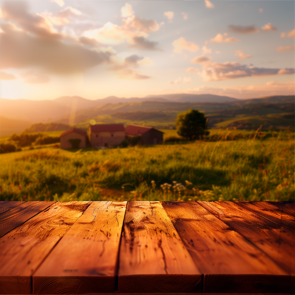 MESA DE MADEIRA | FAZENDA | CAMPO | BACKGROUND | IMAGEM PARA COMPOSIÇÃO
