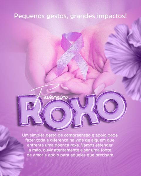 FEVEREIRO ROXO E LARANJA
