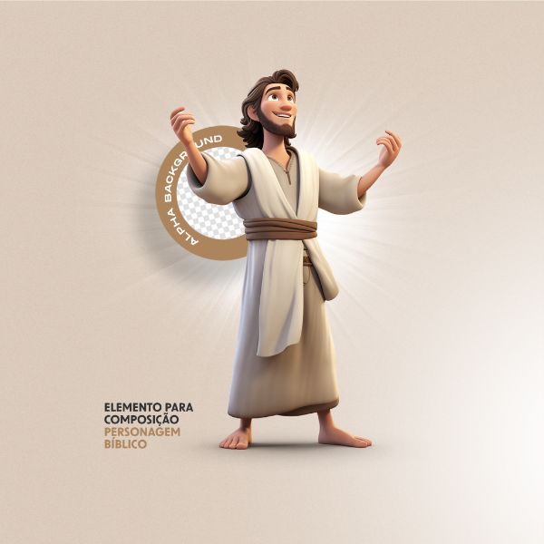 PERSONAGEM BÍBLICO PARA COMPOSIÇÃO - AGRADECENDO