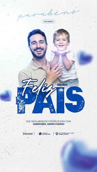 KAF FELIZ DIA DOS PAIS 10 DE AGOSTO - ST