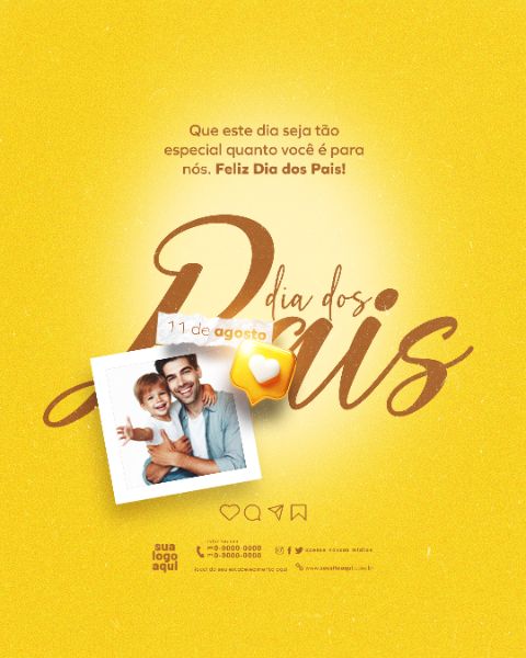 11 DE AGOSTO FEED DIA DOS PAIS