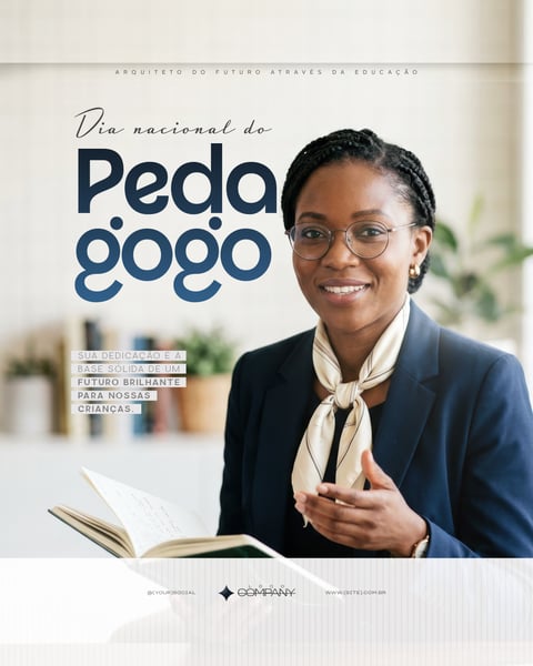 DIA DO PEDAGOGO HOMENAGEM ESPECIAL EDUCAÇÃO SOCIAL MEDIA PSD EDITÁVEL 8