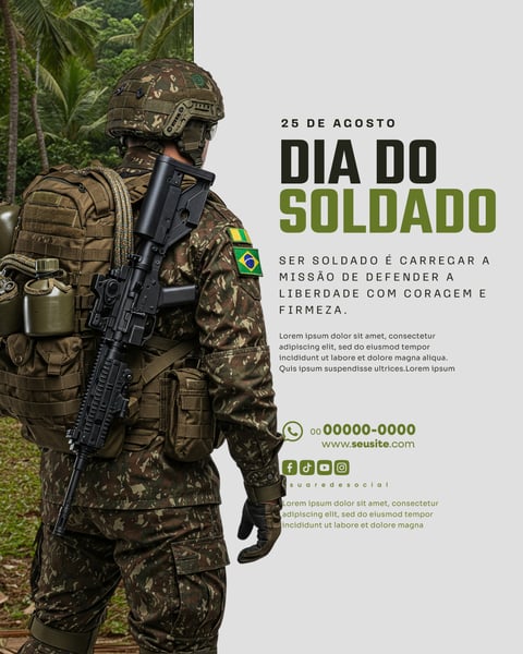 25 DE AGOSTO DIA DO SOLDADO