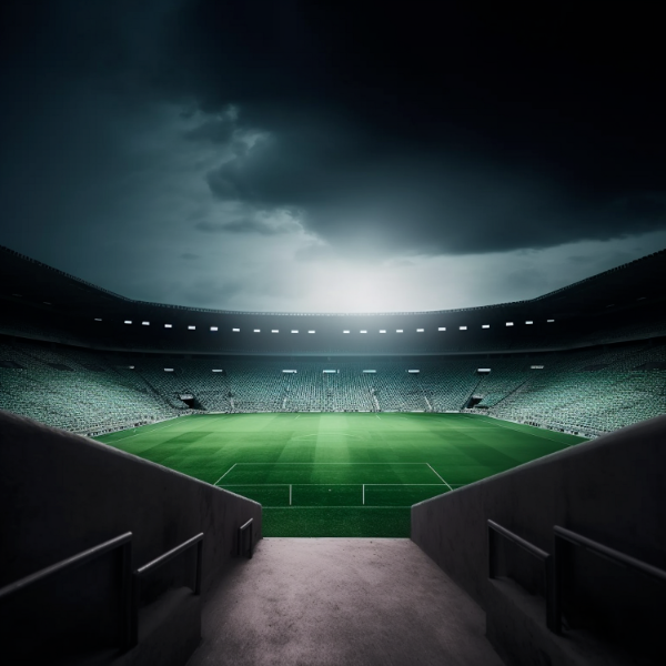 IMAGEM DE ESTADIO COM LUZES PARA COMPOSIÇÃO