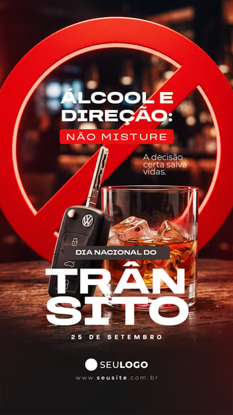 STORY SOCIAL MEDIA DIA NACIONAL DO TRÂNSITO PSD EDITÁVEL 10