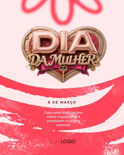 DIA DA MULHER CARD SOCIAL MEDIA