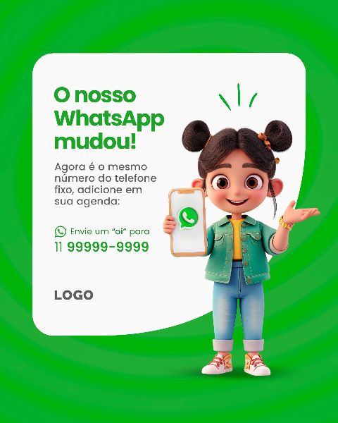 SOCIAL MEDIA ATENÇÃO PARA NOSSO WHATSAPP MUDOU