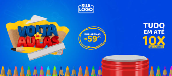 VOLTA ÀS AULAS ESCOLA COLÉGIO BANNER