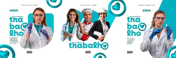 CARROSSEL - DIA DO TRABALHADOR - PSD EDITÁVEL