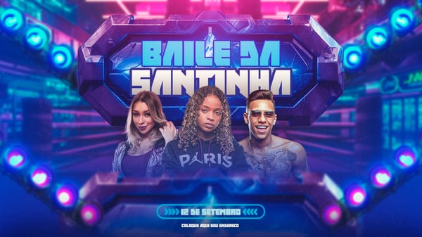 OAK 06 BAILE DA SANTINHA - BANNER