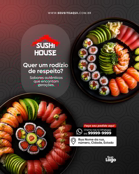 Feed Vertical - Comida japonesa - Sushi