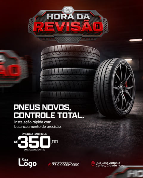 HORA DA REVISÃO SOCIAL MEDIA PSD EDITÁVEL 8