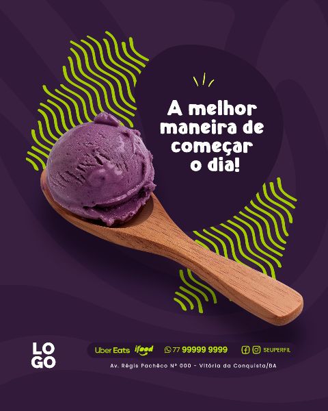 SOCIAL MEDIA -  AÇAÍ - AÇAITERIA