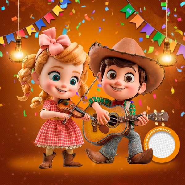 MASCOTES DE FESTA JUNINA MODELO 202