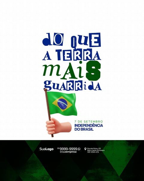 SOCIAL MEDIA INDEPENDÊNCIA DO BRASIL 7 DE SETEMBRO 