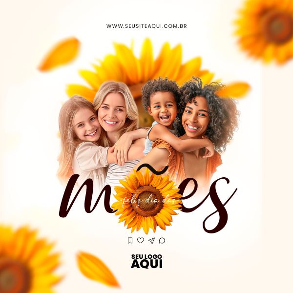 Feed Quadrado Dia Das Maes | PSD EDITÁVEL
