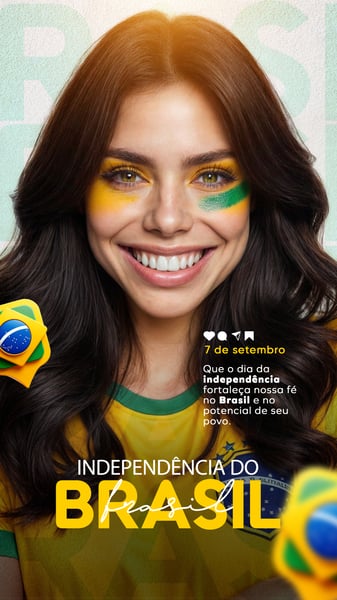 7 DE SETEMBRO INDEPENDÊNCIA DO BRASIL STORIES 3