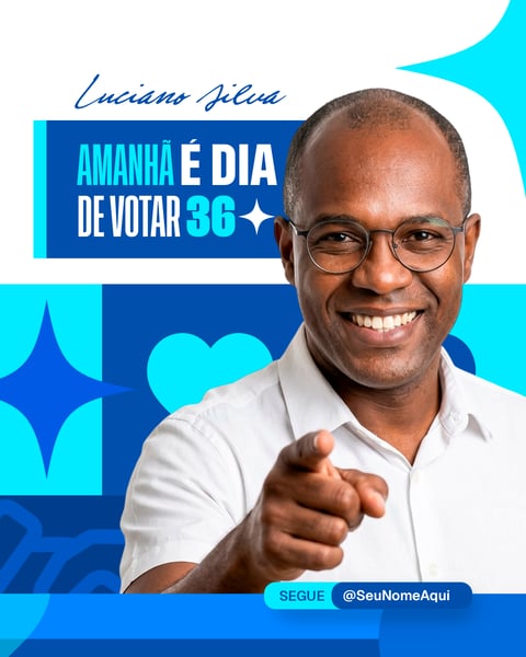 Social Media Político | Eleições 2026 PSD Editável