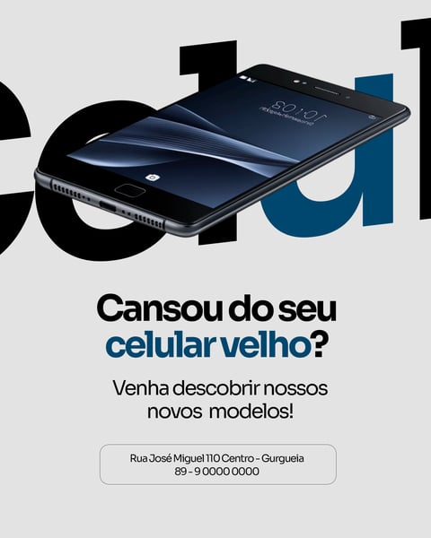 LOJA DE CELULARES - NOSSOS NOVOS MODELOS
