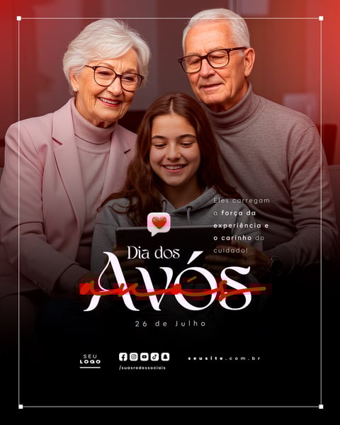 DIA DOS AVÓS 26 DE JULHO SOCIAL MEDIA PSD EDITÁVEL 9