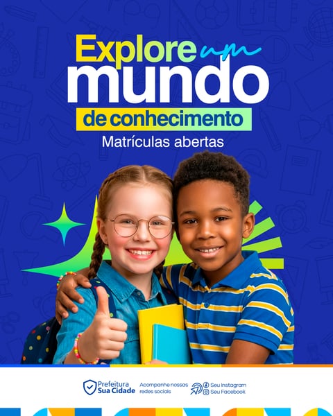 SOCIAL MEDIA REDE MUNICIPAL DE EDUCAÇÃO VOLTA ÀS AULAS