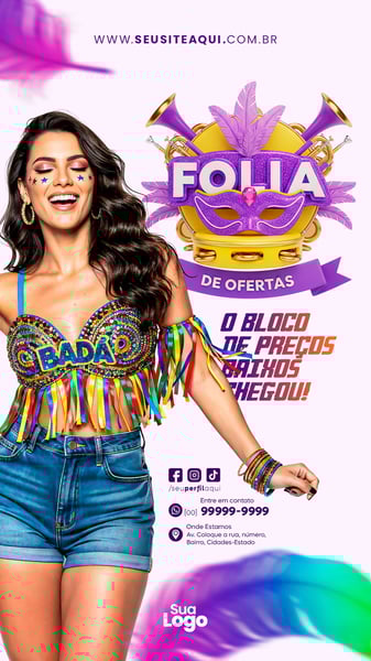 STORY BLOCO CARNAVAL SOCIAL MEDIA PSD EDITÁVEL 09