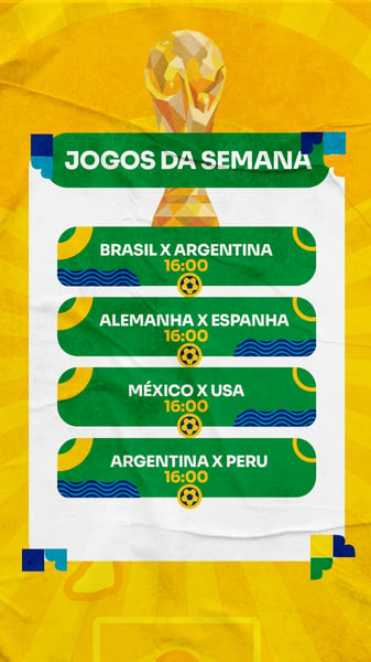 COPA DO MUNDO 2026 BRASIL RUMO AO HEXA SOCIALMEDIA PSD STORY 2
