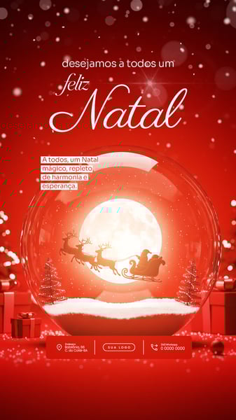 FELIZ NATAL 25 DE DEZEMBRO SOCIAL MEDIA PSD EDITÁVEL 6