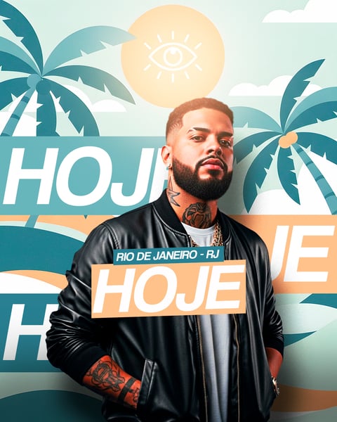 FLYER EVENTO SHOW AGENDA HOJE PSD FEED 107