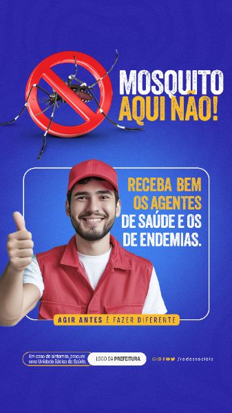 STORY - DENGUE - RECEBA OS AGENTES DE SAÚDE