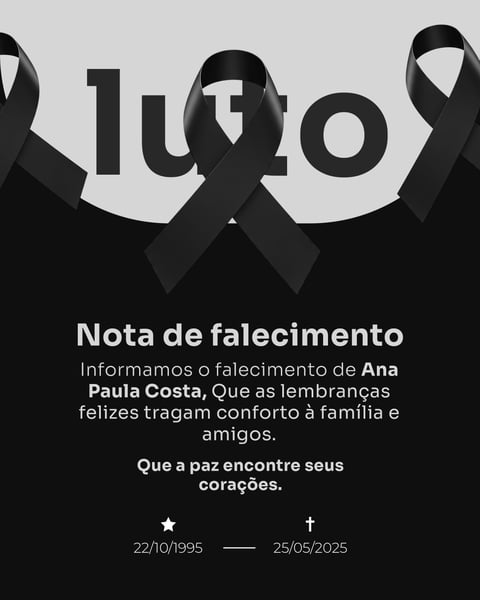 LUTO - NOTA DE FALECIMENTO 3