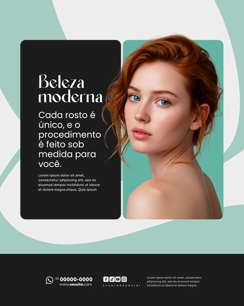 ESTÉTICA HARMONIZAÇÃO FACIAL SOCIAL MEDIA PSD EDITÁVEL 3