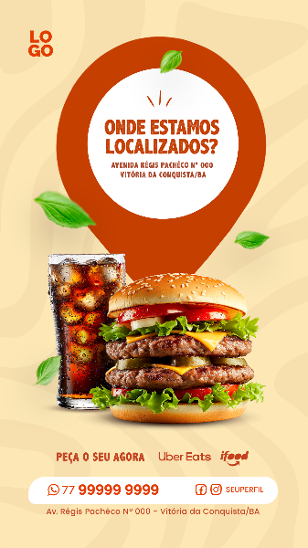 SOCIAL MEDIA FAST FOOD - HAMBURGUERIA HAMBÚRGUER | BURGER
