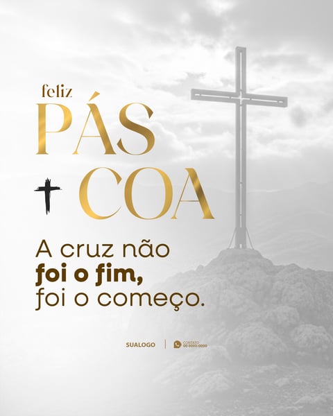 FELIZ PÁSCOA SOCIAL MEDIA PSD EDITÁVEL 2