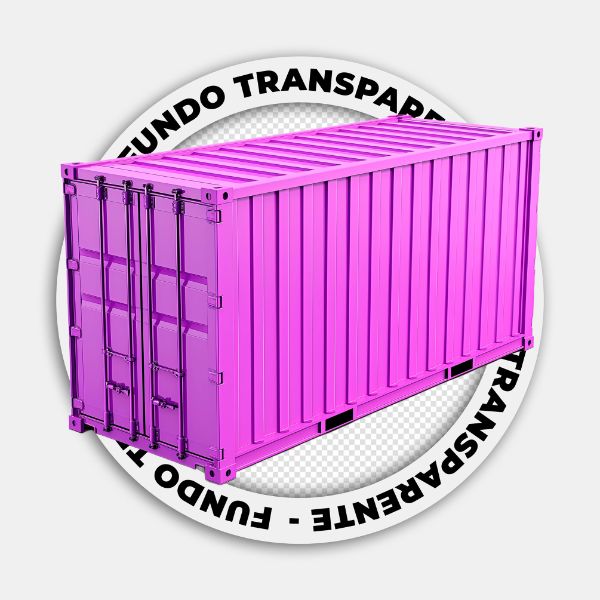 CONTIANER ROXO | IMAGEM SEM FUNDO