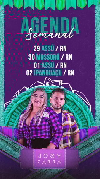 FLYER ARTISTA AGENDA DE SHOWS STORIES