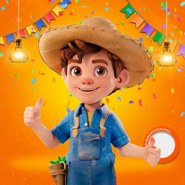 MASCOTES DE FESTA JUNINA MODELO 11