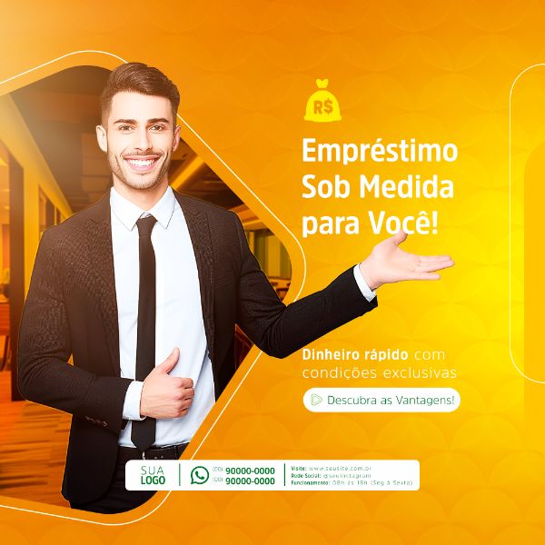 EMPRÉSTIMO CONSIGNADO FGTS  E BOLSA FAMILIA SOCIAL MEDIA POST FEED