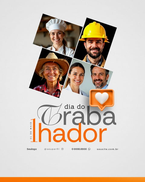 Dia do trabalhador feed/story