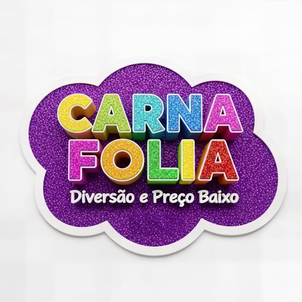 SELO 3D CARNAVAL FOLIA DIVERSÃO E PREÇO BAIXO 04