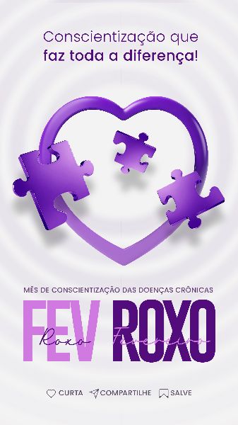 CAMPANHA | FEVEREIRO ROXO -  SOCIAL MEDIA