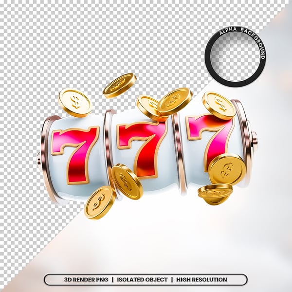 EUR 3D RENDER 777 ELEMENTO ÍCONE PSD PNG (2)