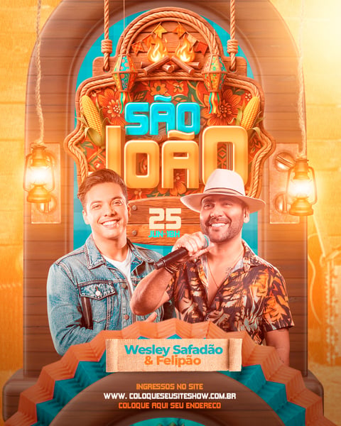 FLYER PARA EVENTOS 2026 SÃO JOÃO 03 FEED