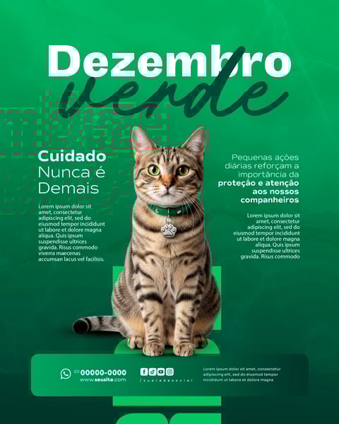 DEZEMBRO VERDE CAMPANHA DE COMBATE AO ABANDONO E OS MAUS-TRATOS DE ANIMAIS SOCIAL MEDIA PSD EDITAVEL (7)