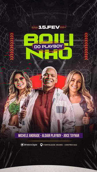 NXN FLYER EVENTO - BAILINHO DO PLAYBOY - ARTE EVENTO, CARTAZ - STORIE